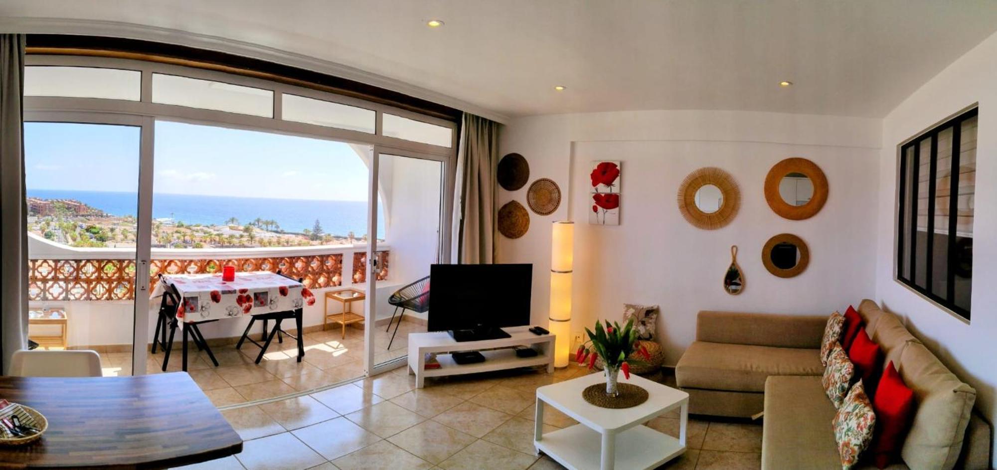 Palm-Mar Appartement Celeste 250M De L'Ocean Vue Mer Panoramique Exterior photo